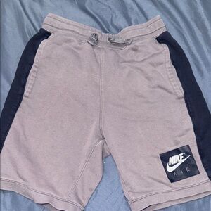 Nike Kids Tan and Black Air Shorts